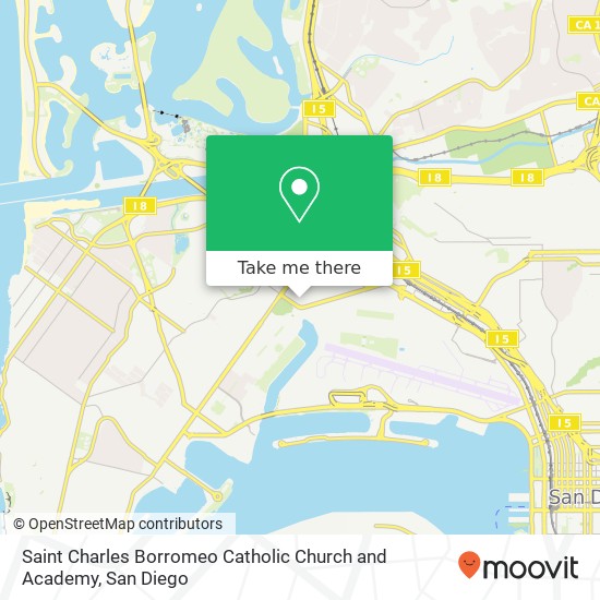 Mapa de Saint Charles Borromeo Catholic Church and Academy