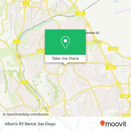 Alberts RV Rental map