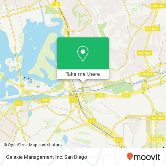 Galaxie Management Inc map