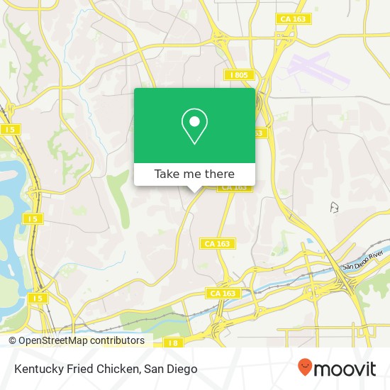 Mapa de Kentucky Fried Chicken