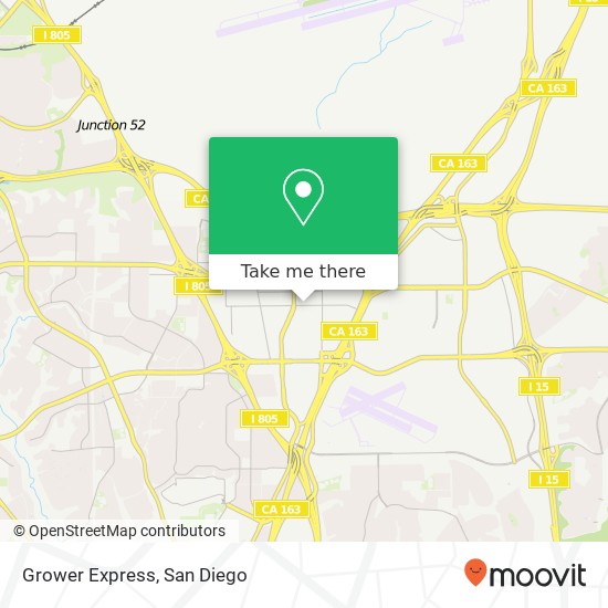 Grower Express map