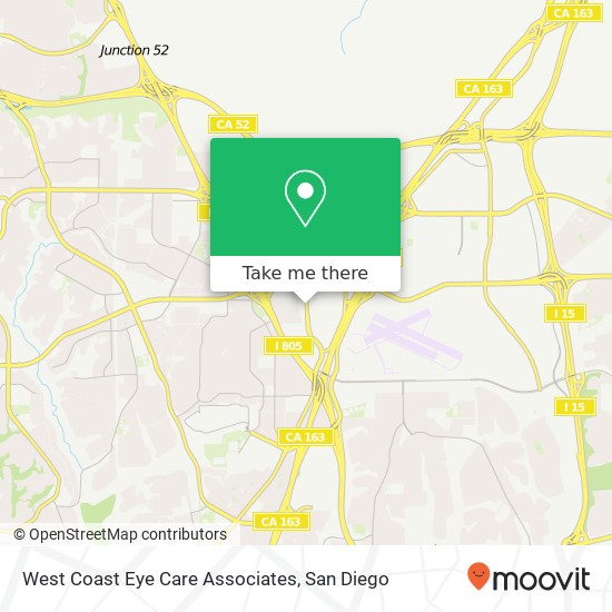 Mapa de West Coast Eye Care Associates