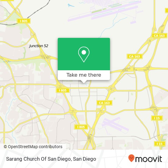 Sarang Church Of San Diego map