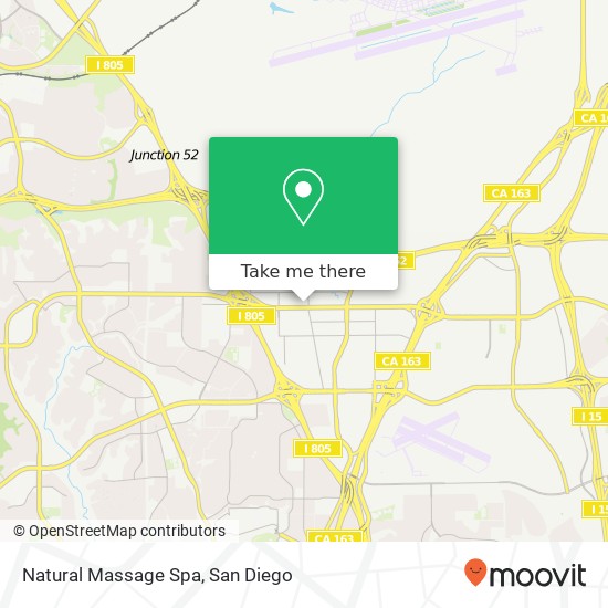 Natural Massage Spa map