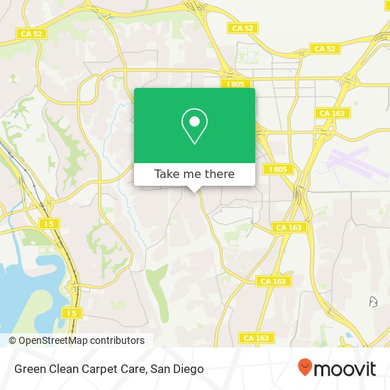 Green Clean Carpet Care map