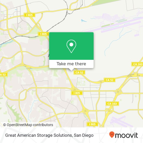 Great American Storage Solutions map