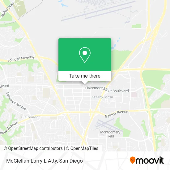 Mapa de McClellan Larry L Atty