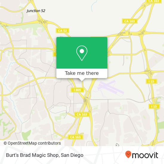 Mapa de Burt's Brad Magic Shop