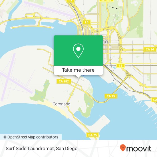 Surf Suds Laundromat map