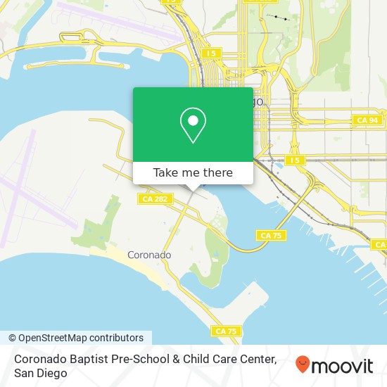 Coronado Baptist Pre-School & Child Care Center map
