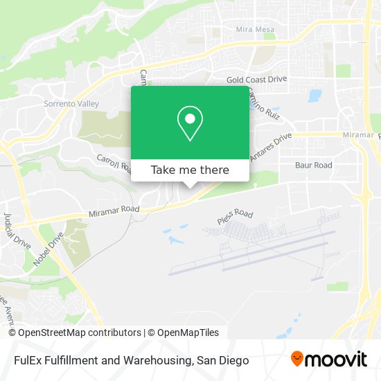 FulEx Fulfillment and Warehousing map