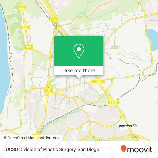 UCSD Division of Plastic Surgery map