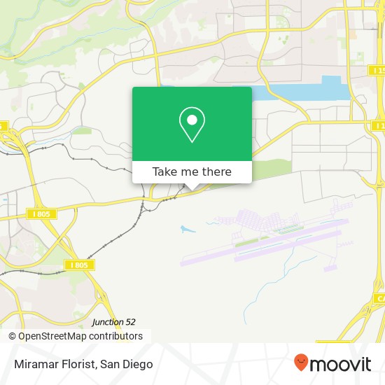 Miramar Florist map