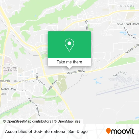 Mapa de Assemblies of God-International