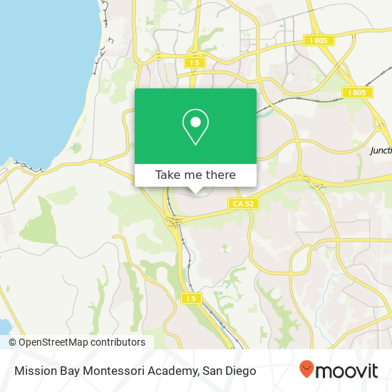 Mapa de Mission Bay Montessori Academy