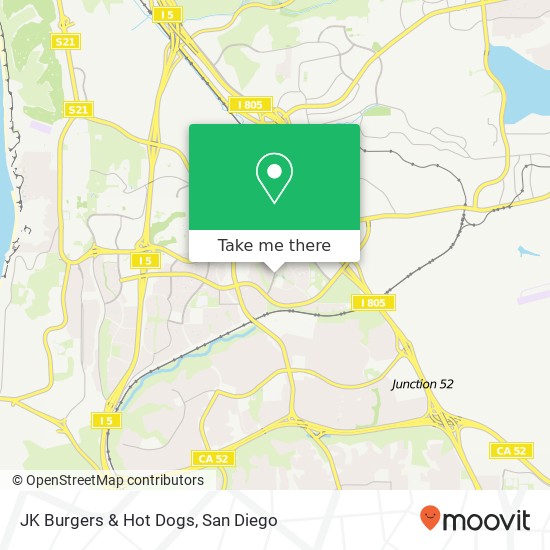Mapa de JK Burgers & Hot Dogs