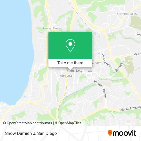 Mapa de Snow Damien J