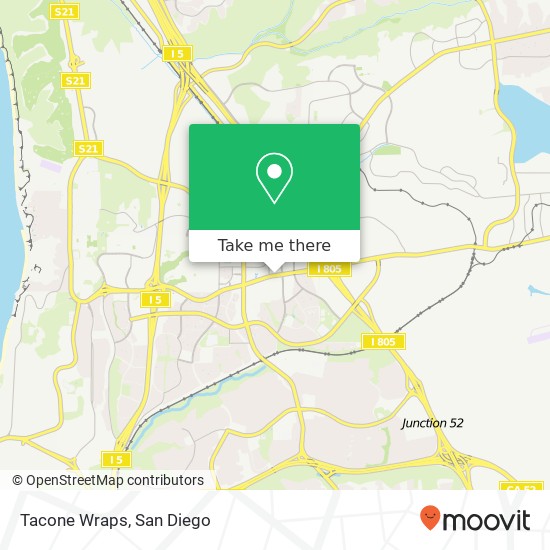 Mapa de Tacone Wraps