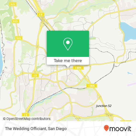 Mapa de The Wedding Officiant