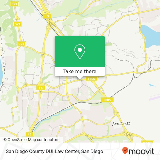 Mapa de San Diego County DUI Law Center