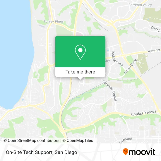 Mapa de On-Site Tech Support