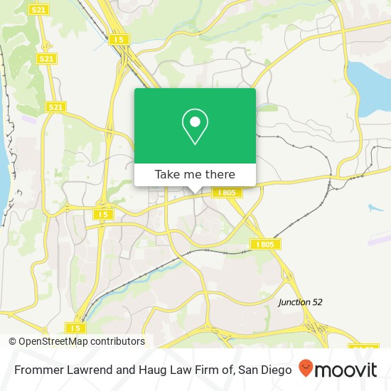 Frommer Lawrend and Haug Law Firm of map