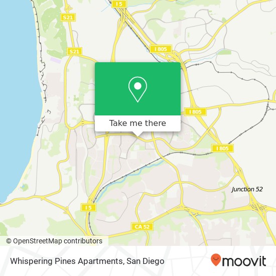 Mapa de Whispering Pines Apartments