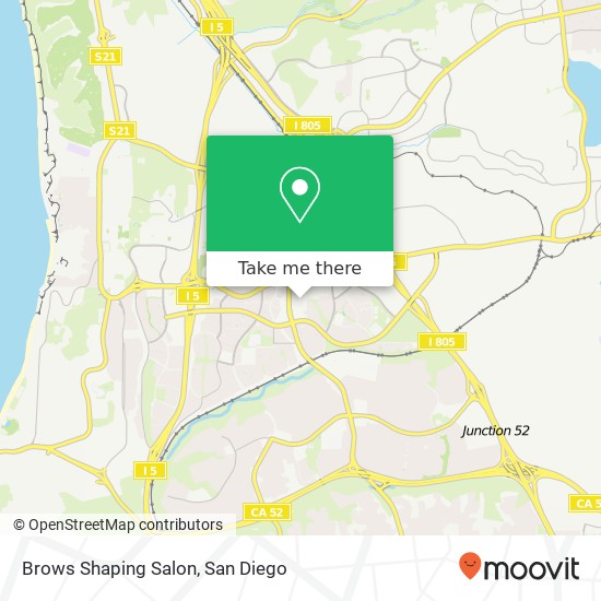 Mapa de Brows Shaping Salon