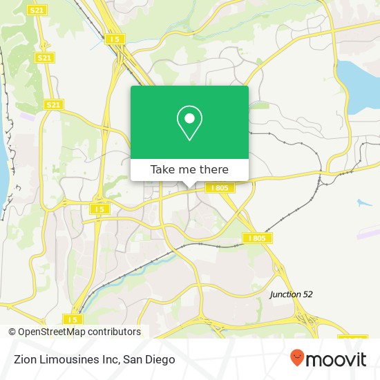 Zion Limousines Inc map