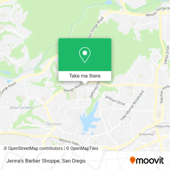 Mapa de Jenna's Barber Shoppe