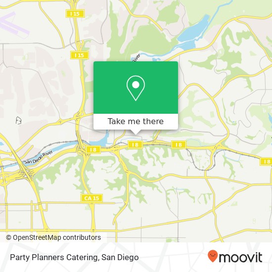 Party Planners Catering map