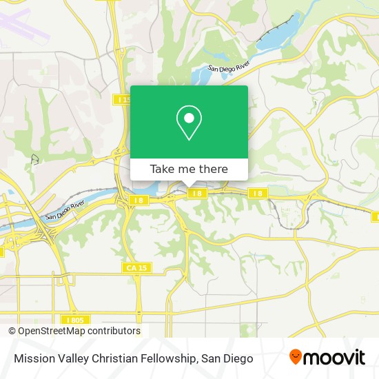 Mapa de Mission Valley Christian Fellowship