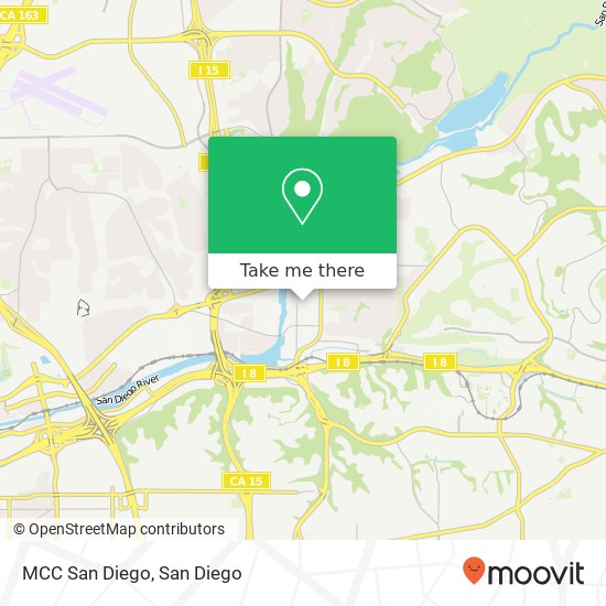 MCC San Diego map