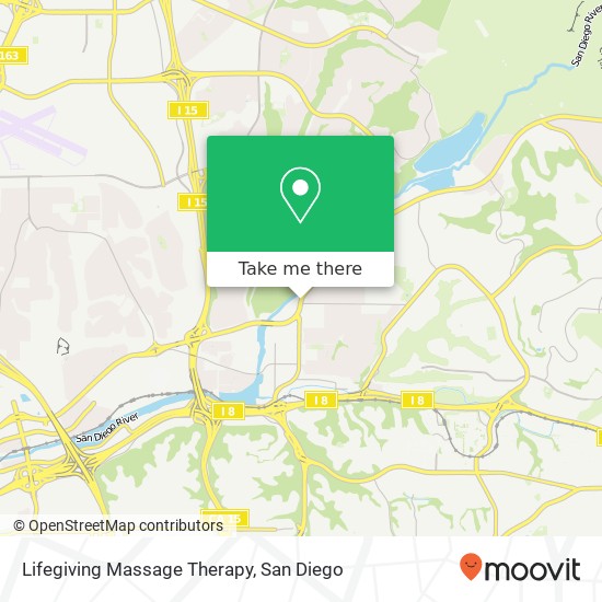 Mapa de Lifegiving Massage Therapy