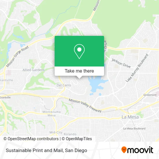 Sustainable Print and Mail map