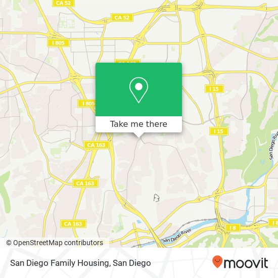 San Diego Family Housing map