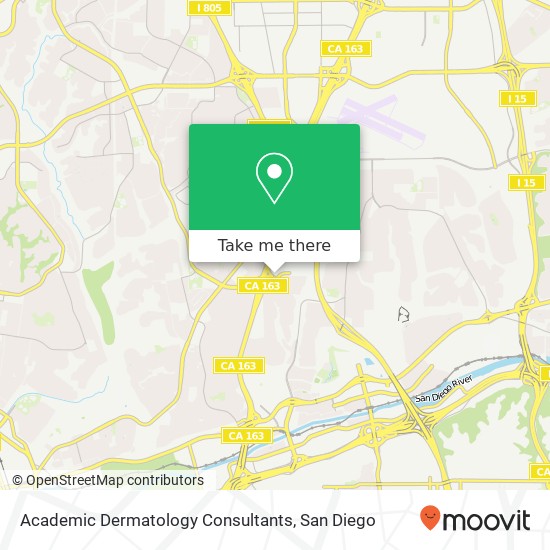 Academic Dermatology Consultants map