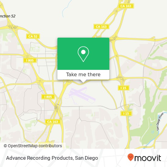 Advance Recording Products map