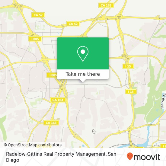Radelow-Gittins Real Property Management map
