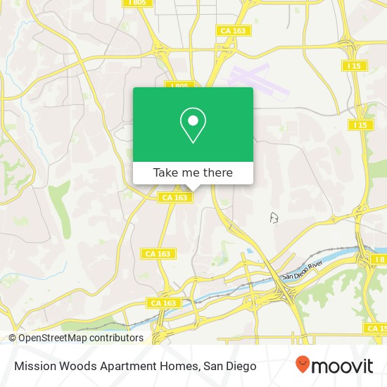 Mapa de Mission Woods Apartment Homes