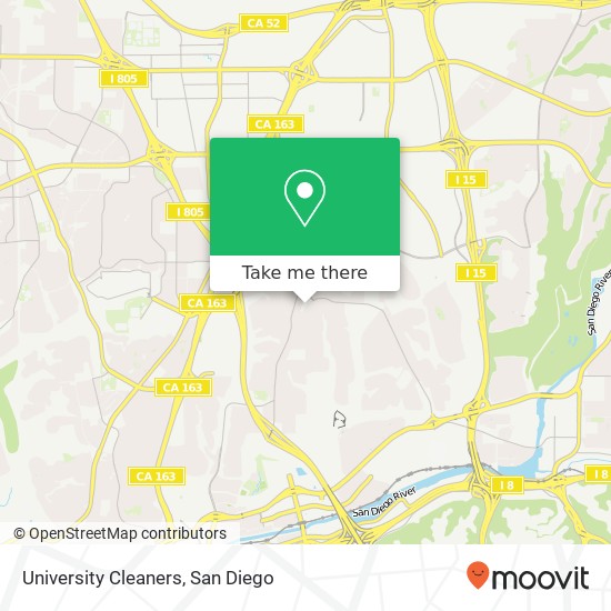 Mapa de University Cleaners