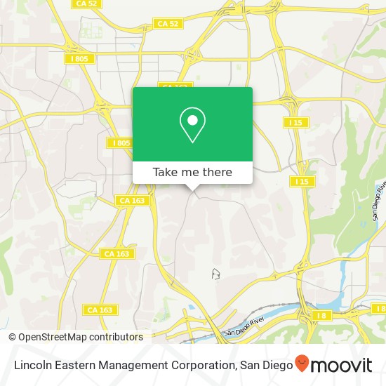 Lincoln Eastern Management Corporation map