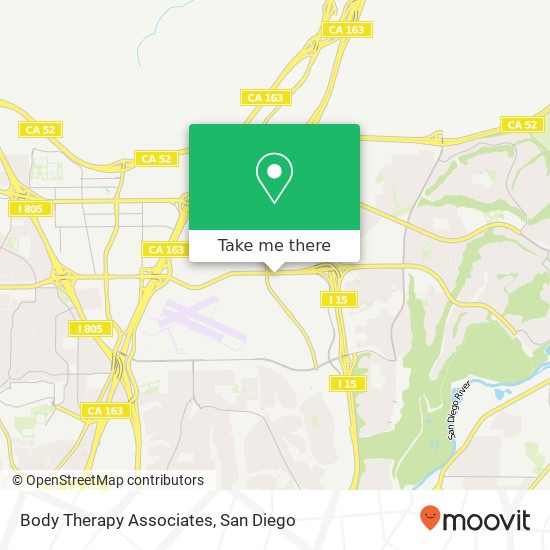 Mapa de Body Therapy Associates