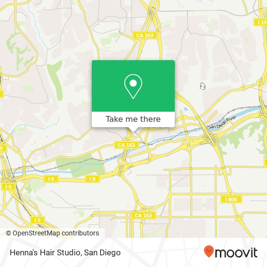 Henna's Hair Studio map