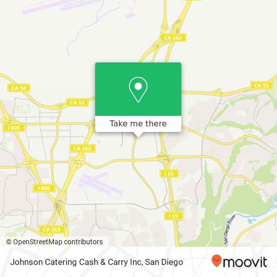 Johnson Catering Cash & Carry Inc map