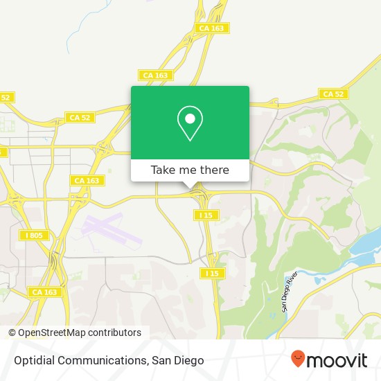 Optidial Communications map