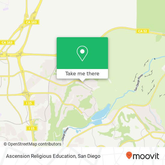 Ascension Religious Education map