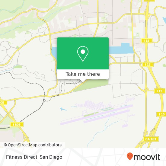 Fitness Direct map