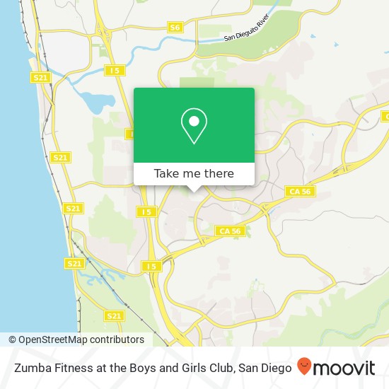 Mapa de Zumba Fitness at the Boys and Girls Club