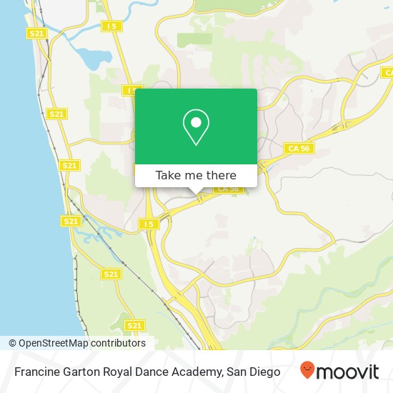 Francine Garton Royal Dance Academy map